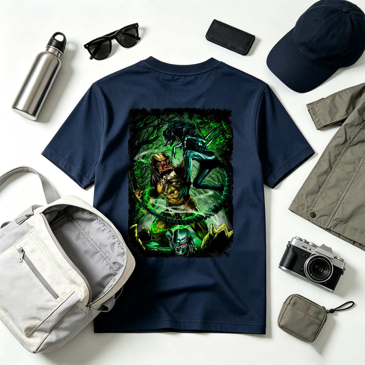 Aliens vs Predator: Xenomorph vs Predator Battle - Tee