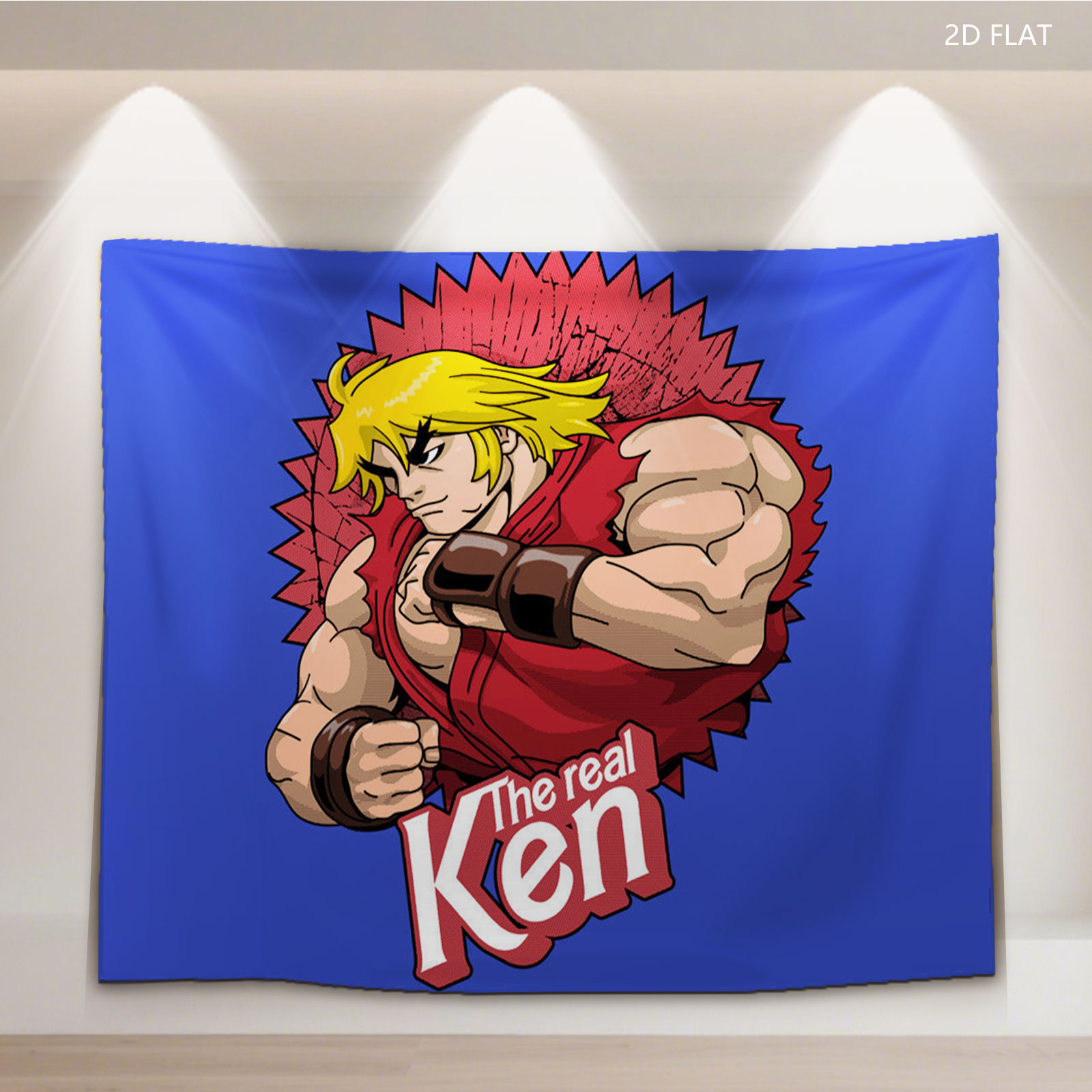 The Real Ken - Street Fighter Character - Tapestry