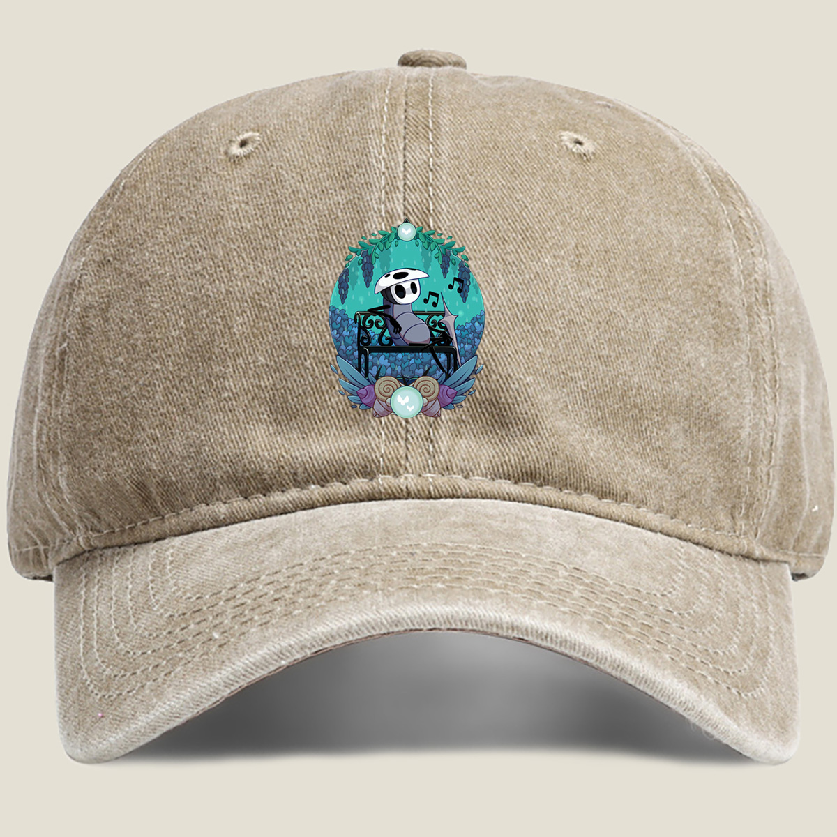 Hollow Knight: The Dreamer's Rest - Washed Denim - Baseball Cap