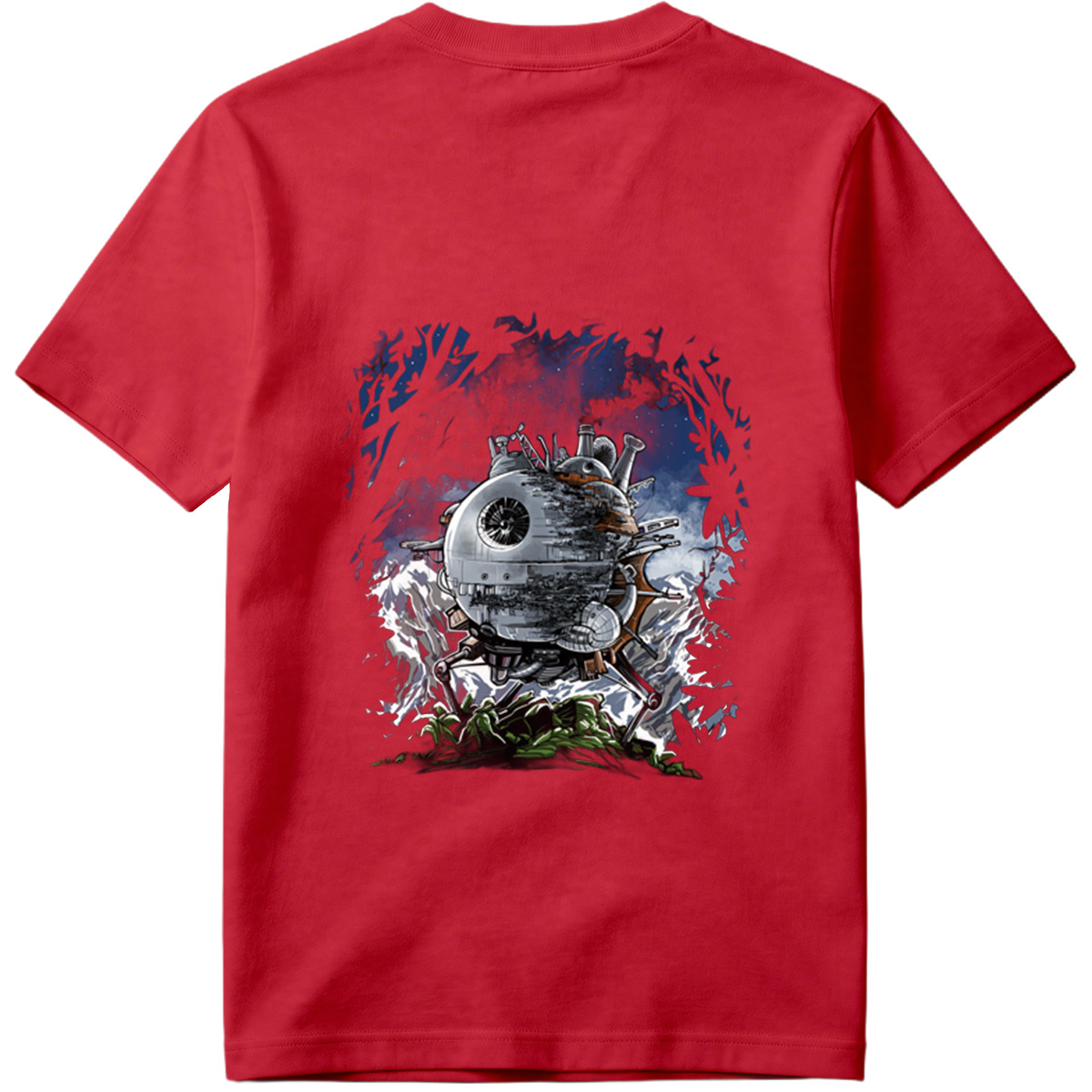 Steampunk Death Star in the Forest - Tee