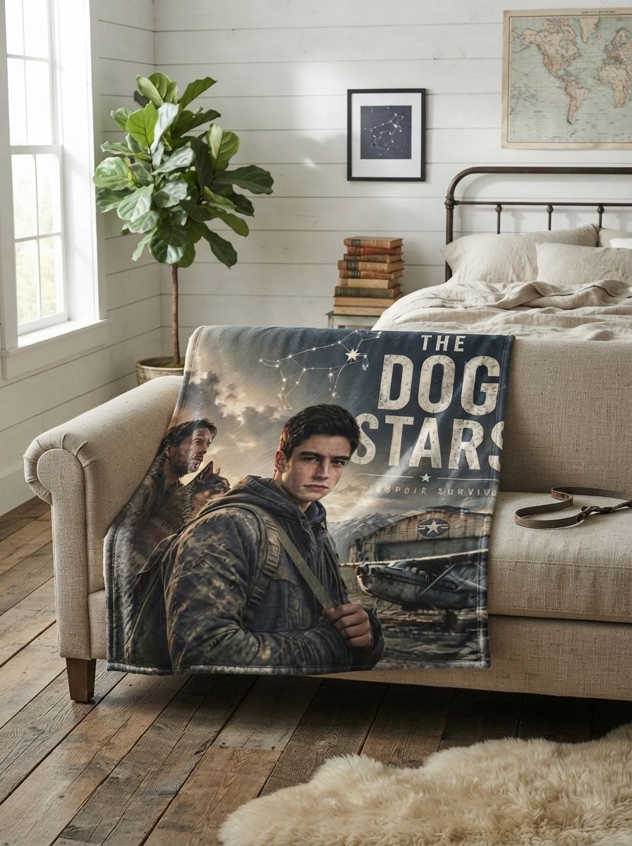 Custom Photo Portrait Flannel Blanket Personalized Film Poster Ultra Soft Warm Throw Blanket for Couch Bed Travel Cozy