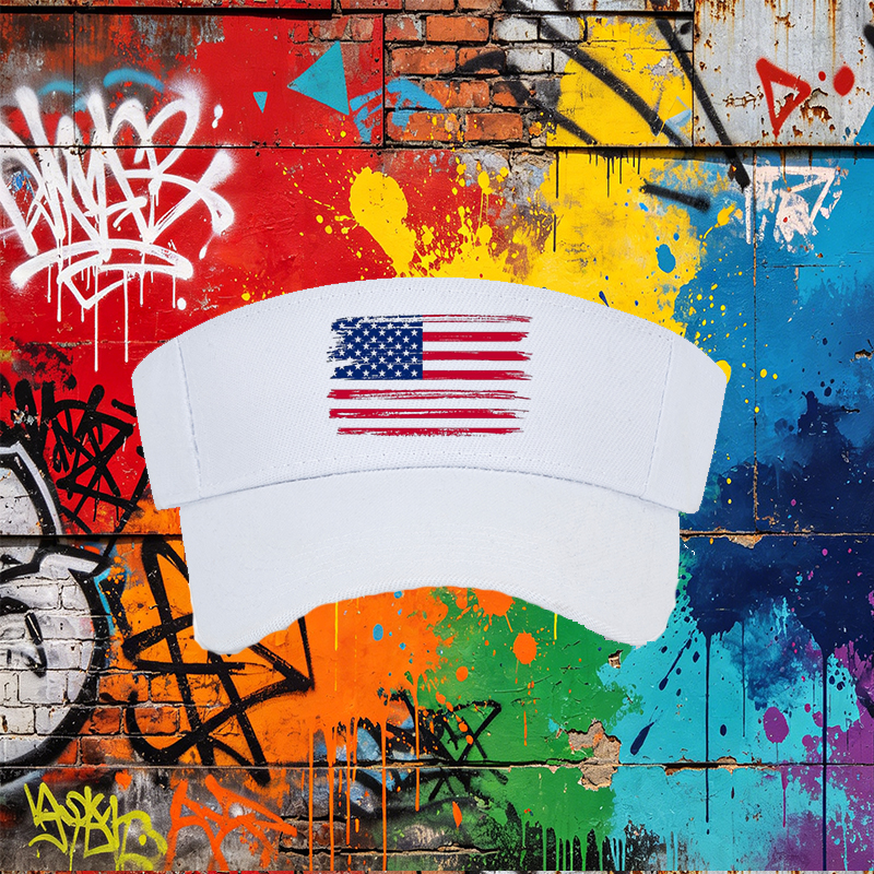 Unisex Classic Mesh Back Cap with American Flag Print Design - Lightweight Breathable Sun Hat for Outdoor Activities, Perfect for Men and Women Who Love Patriotic Style and Casual Wear