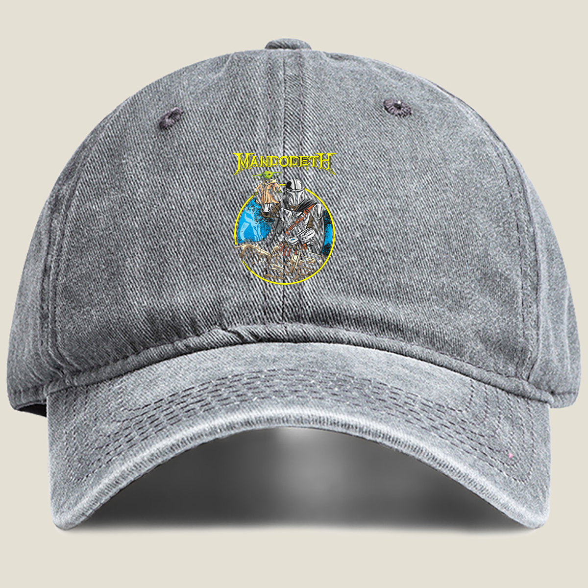 Mandalorian and Grogu: Rust in Droid - Washed Denim - Baseball Cap