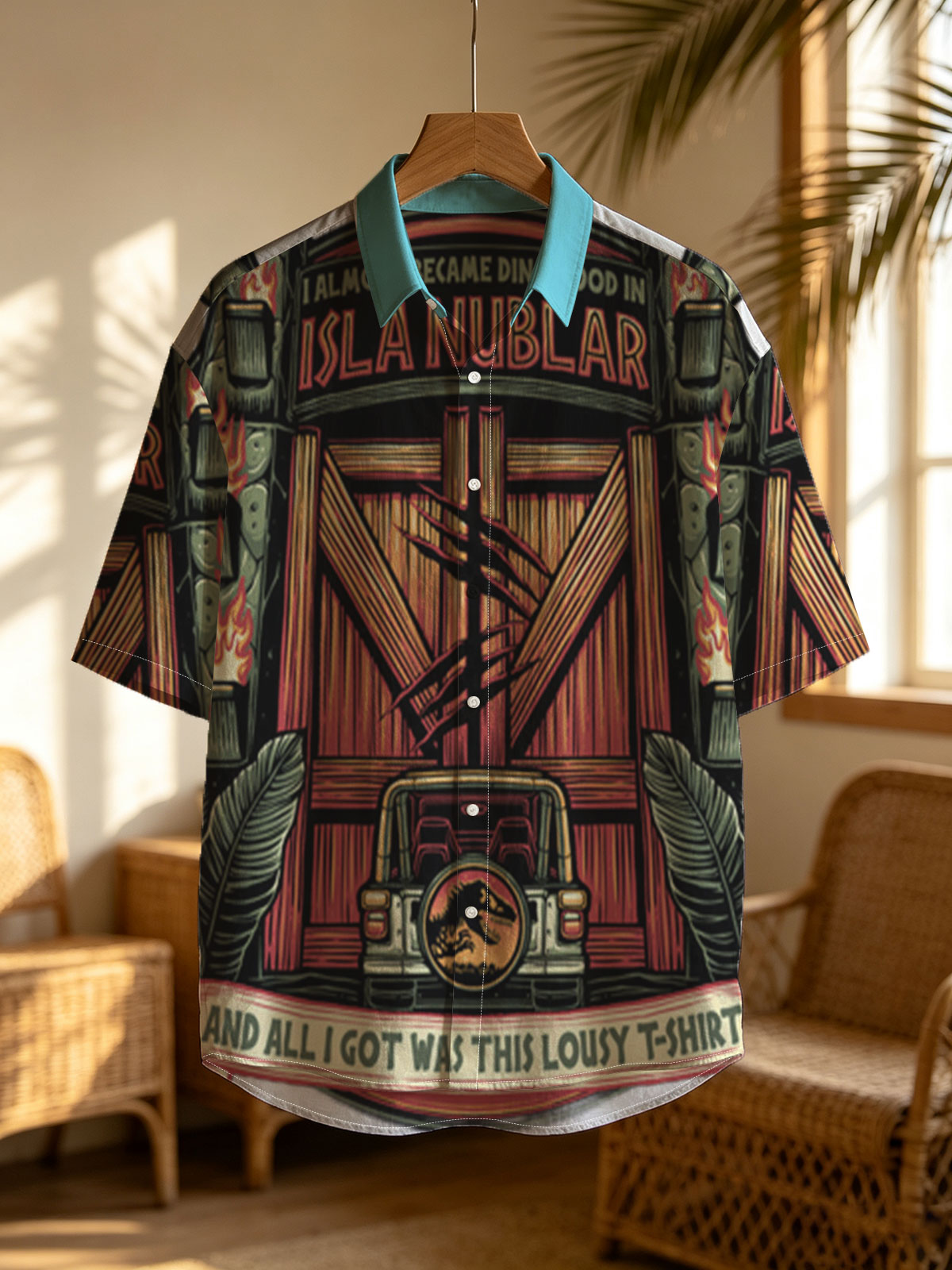 Jurassic Park: I Almost Became Dino Food in Isla Nublar – T-Shirt Design -  Shirt