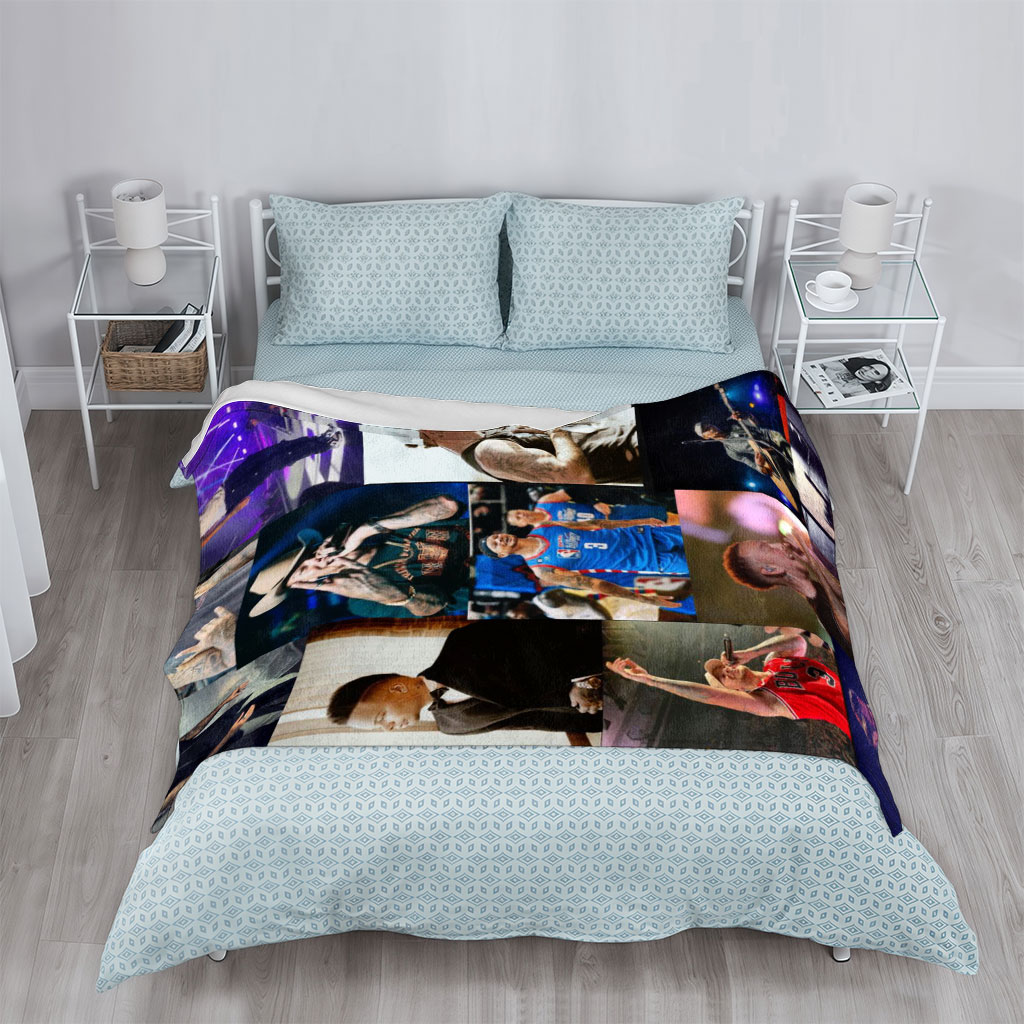 Chris Brown Live Performance and Lifestyle Moments Collage - Blankets