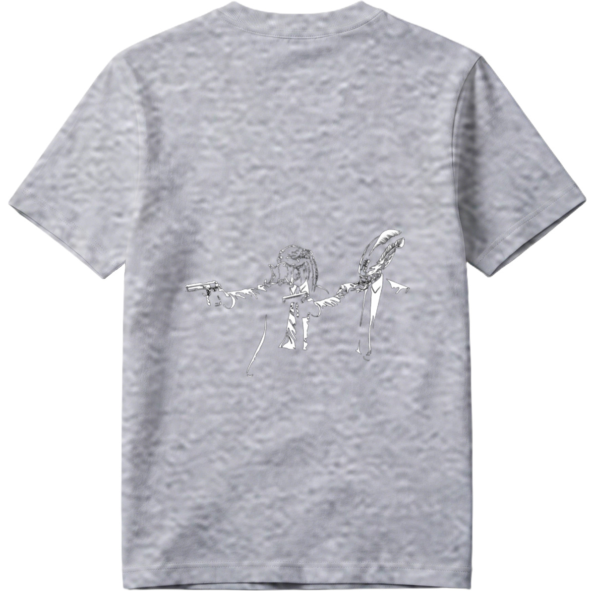 Predator and Alien in Suits with Guns - Tee