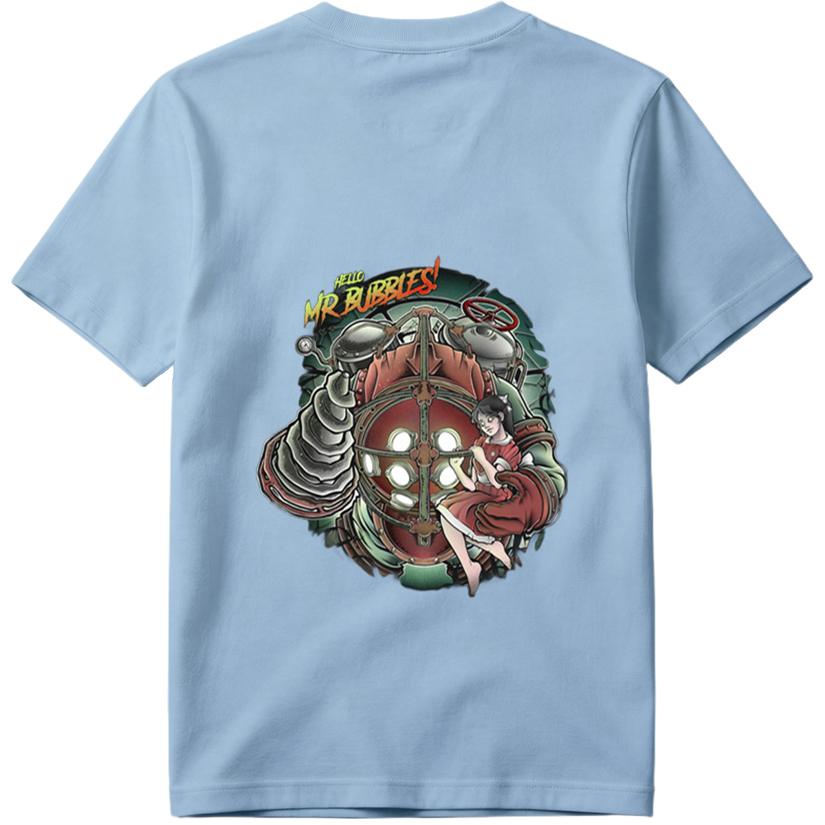 Hello Mr. Bubbles! - Steam Punk Submarine Adventure - Tee