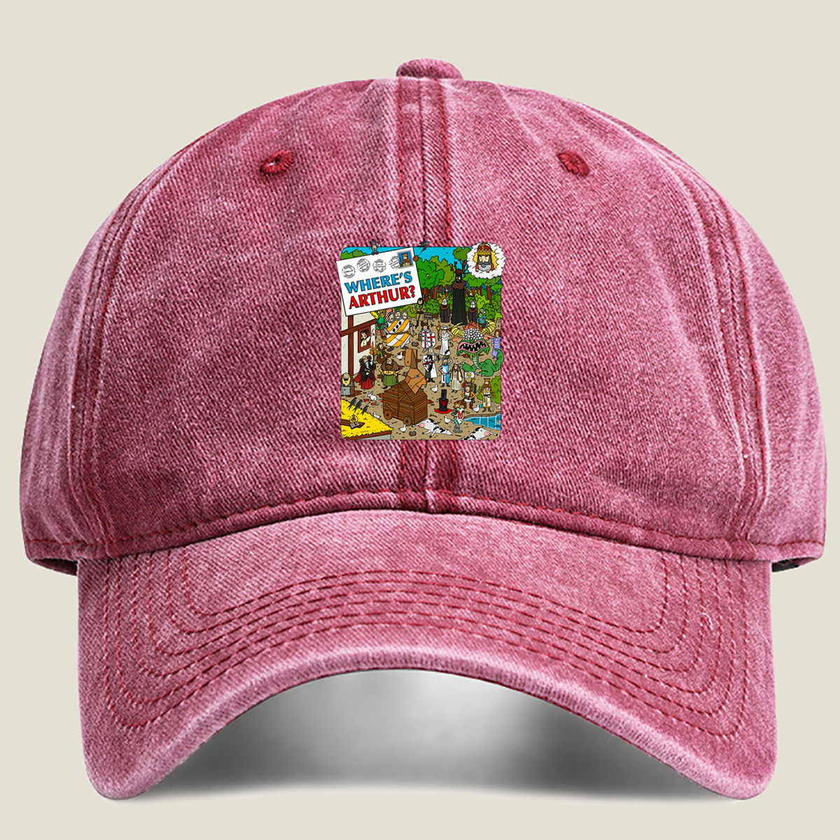 Where's Arthur? - Washed Denim - Baseball Cap