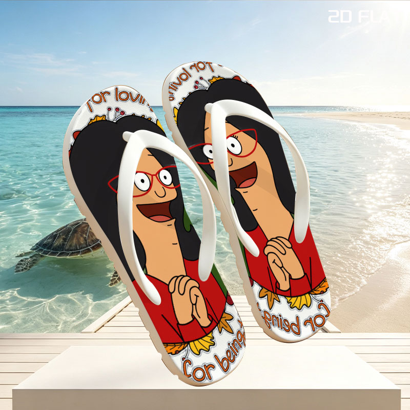 Thank You for Loving Me: A Heartfelt Message from a Cartoon Character -  flip-flops