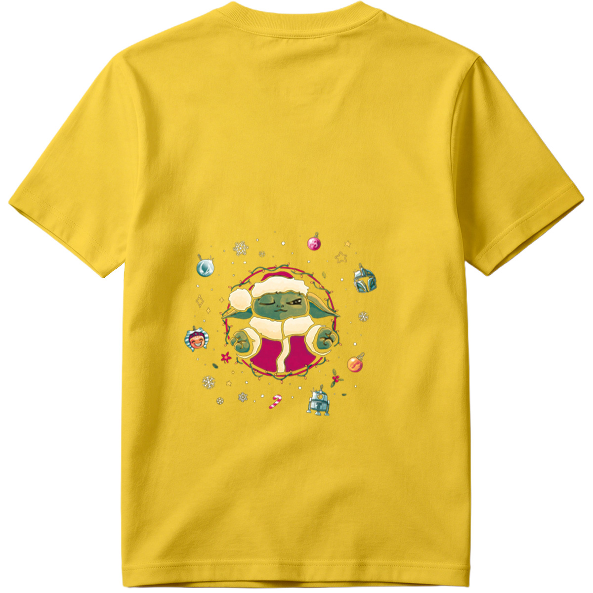 Baby Yoda Christmas Holiday Art - Tee