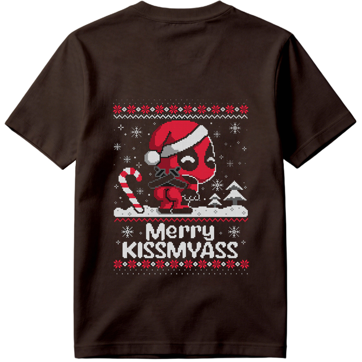 Deadpool Christmas Ugly Sweater Design - Tee