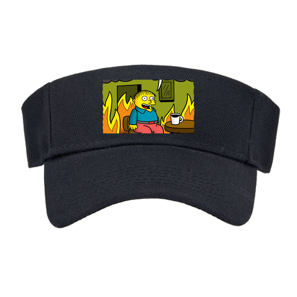 Simpsons Character in Burning Room: 