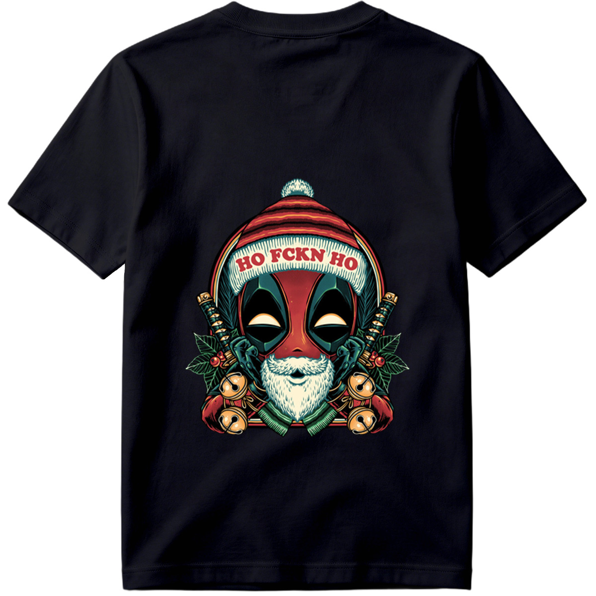 Deadpool Santa Christmas Design - Tee
