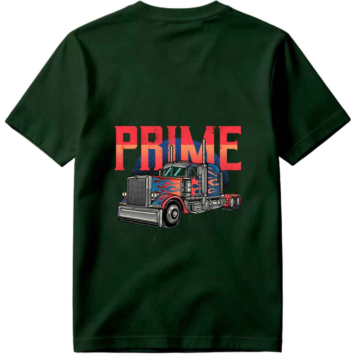 Prime Transport Service - Optimus Prime Truck Design - Tee