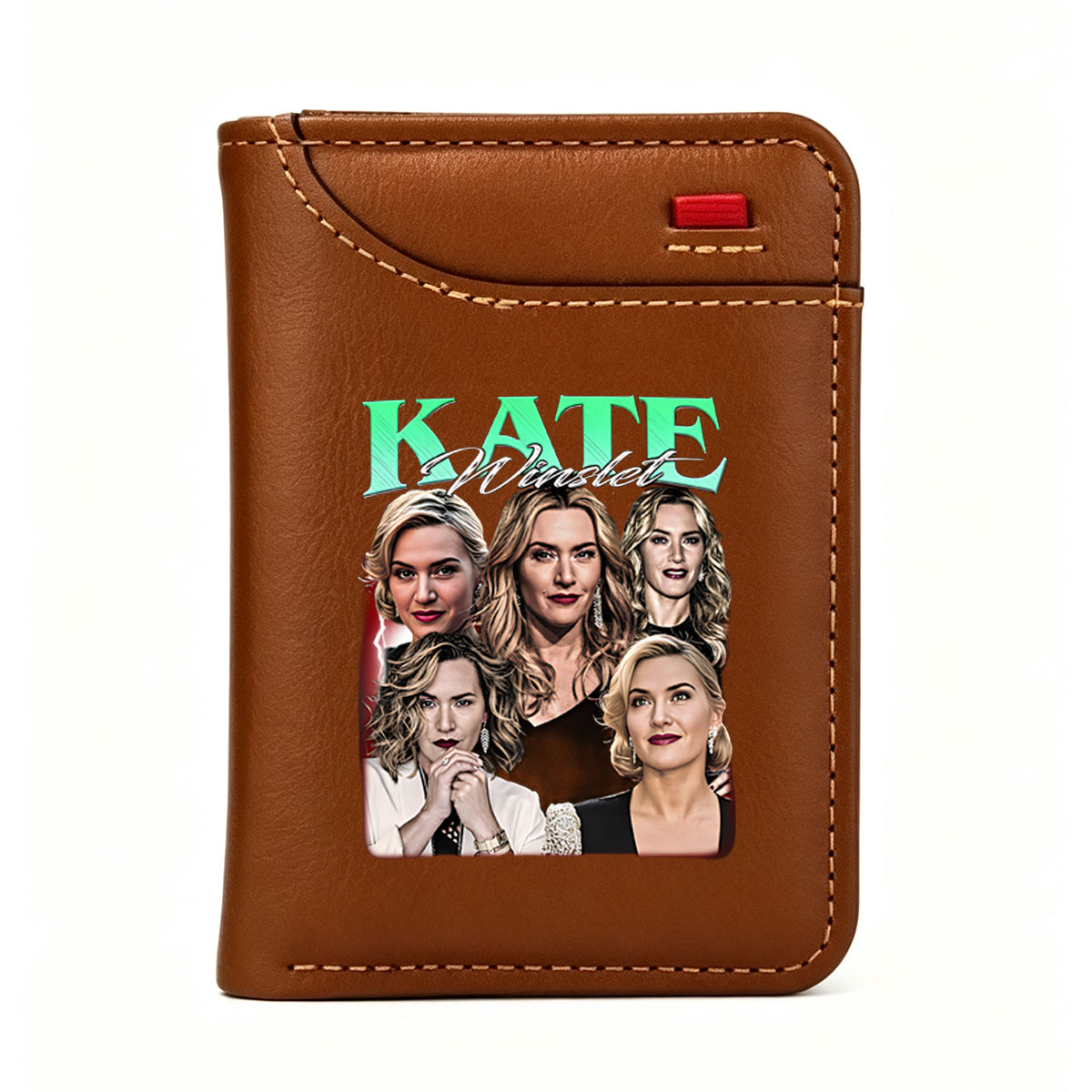 Kate Winslet: Iconic Portraits of the Acclaimed Actress - Vertical Style Wallet