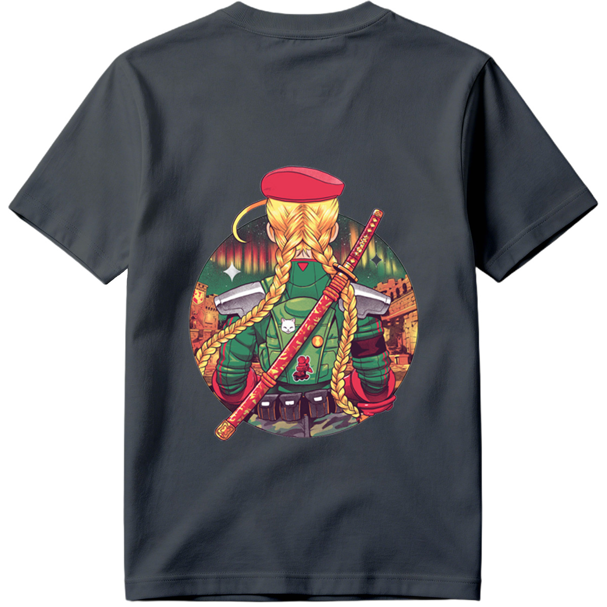**Title:** Street Fighter - Cammy with Katana - Tee