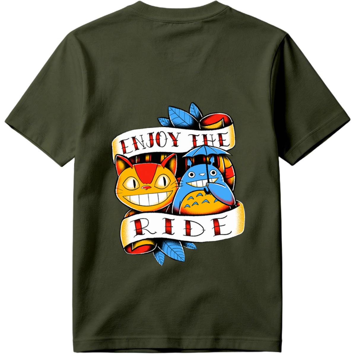 Totoro and Catbus: Enjoy the Ride - Tee