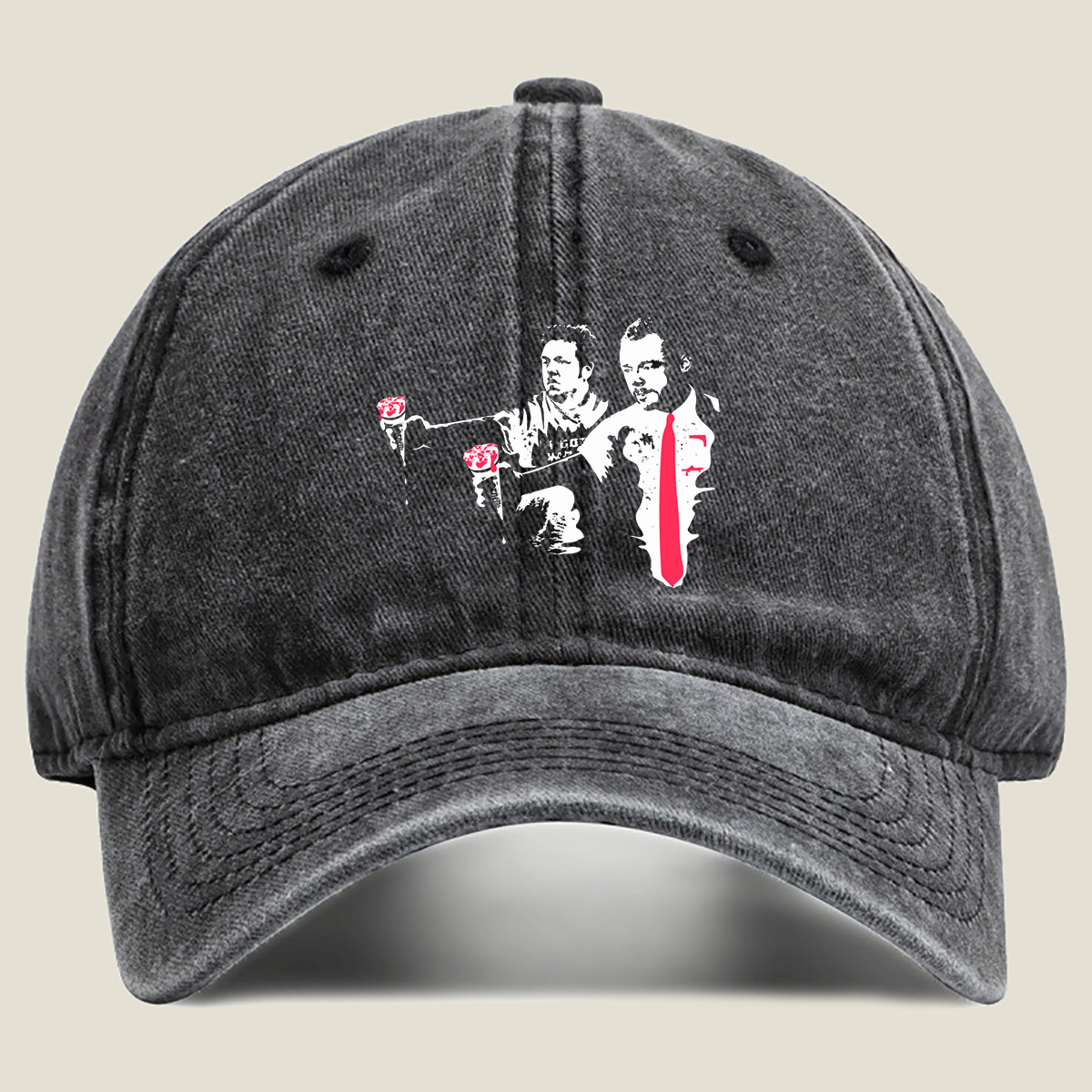 The Boys: Homelander and Hughie with Bloodied Ice Creams - Washed Denim - Baseball Cap