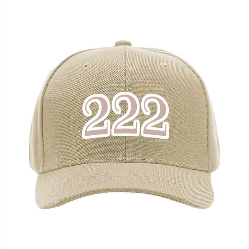 1pc New Baseball Cap with 222 Number Print Design Unisex Adjustable Hat for Outdoor Activities and Casual Wear Suitable for Adults and Teens