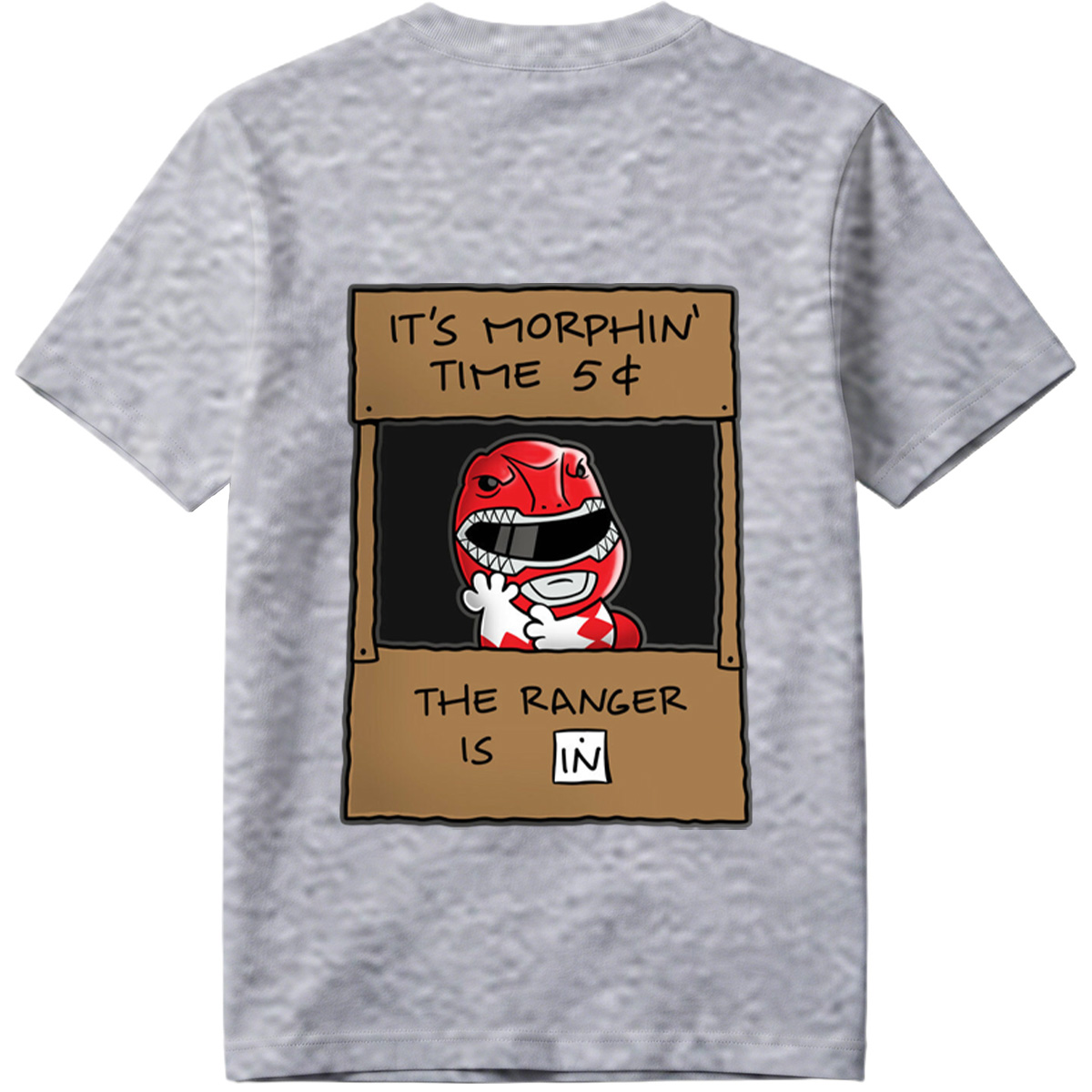 Red Ranger Morphin Time Booth - Tee