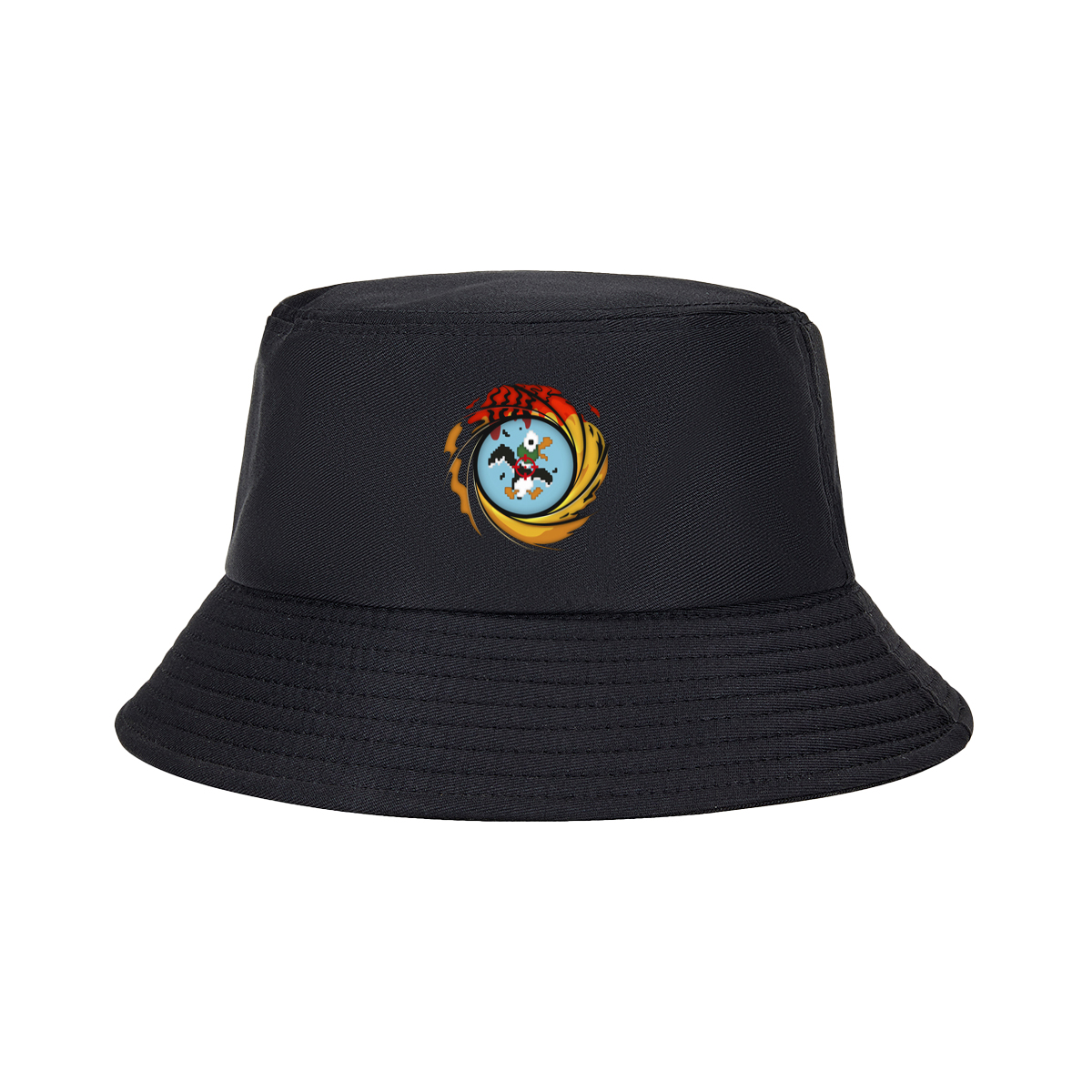 Duck Hunt: Pixel Duck in the Crosshairs - Fisherman's Hat