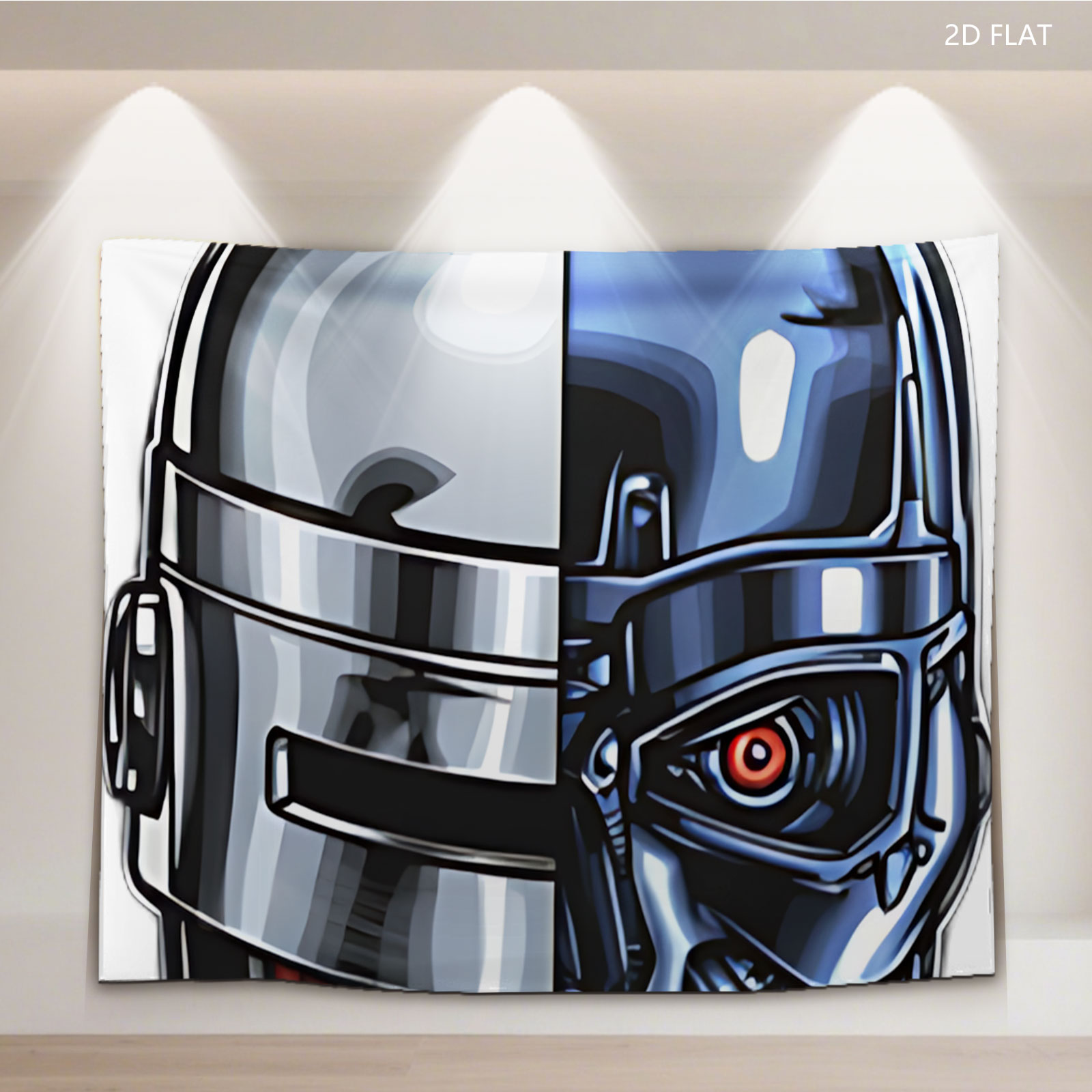 Cyborg Lucky: Half Human, Half Machine - Tapestry
