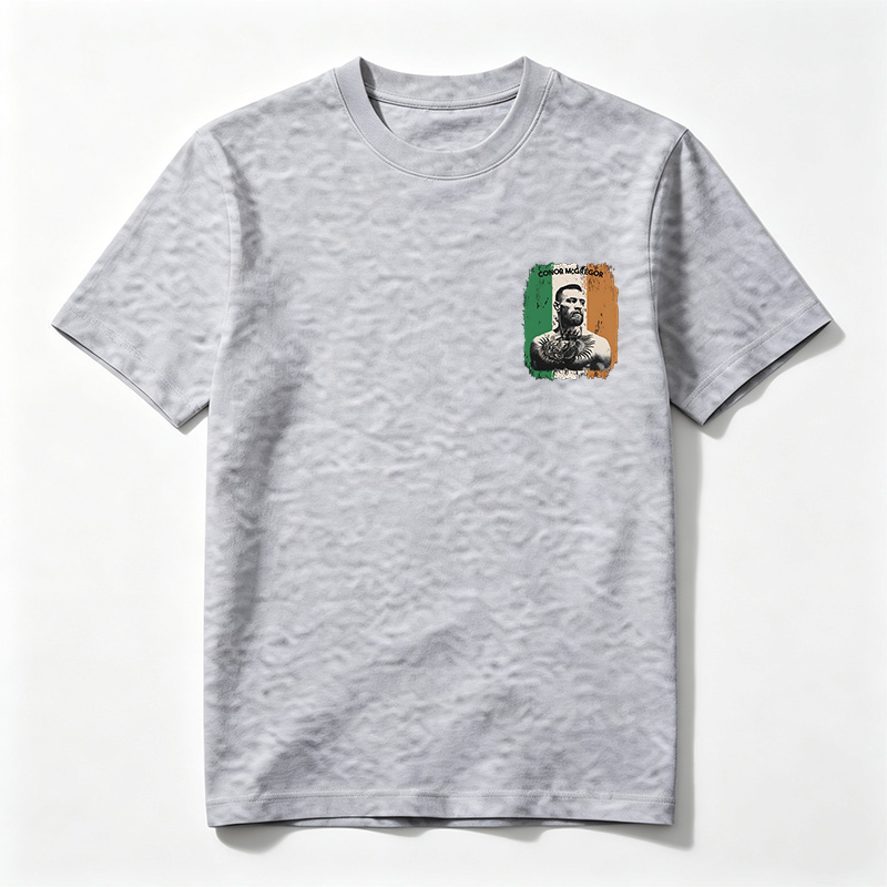 Conor McGregor: Irish MMA Champion with Dragon Tattoo - Tee