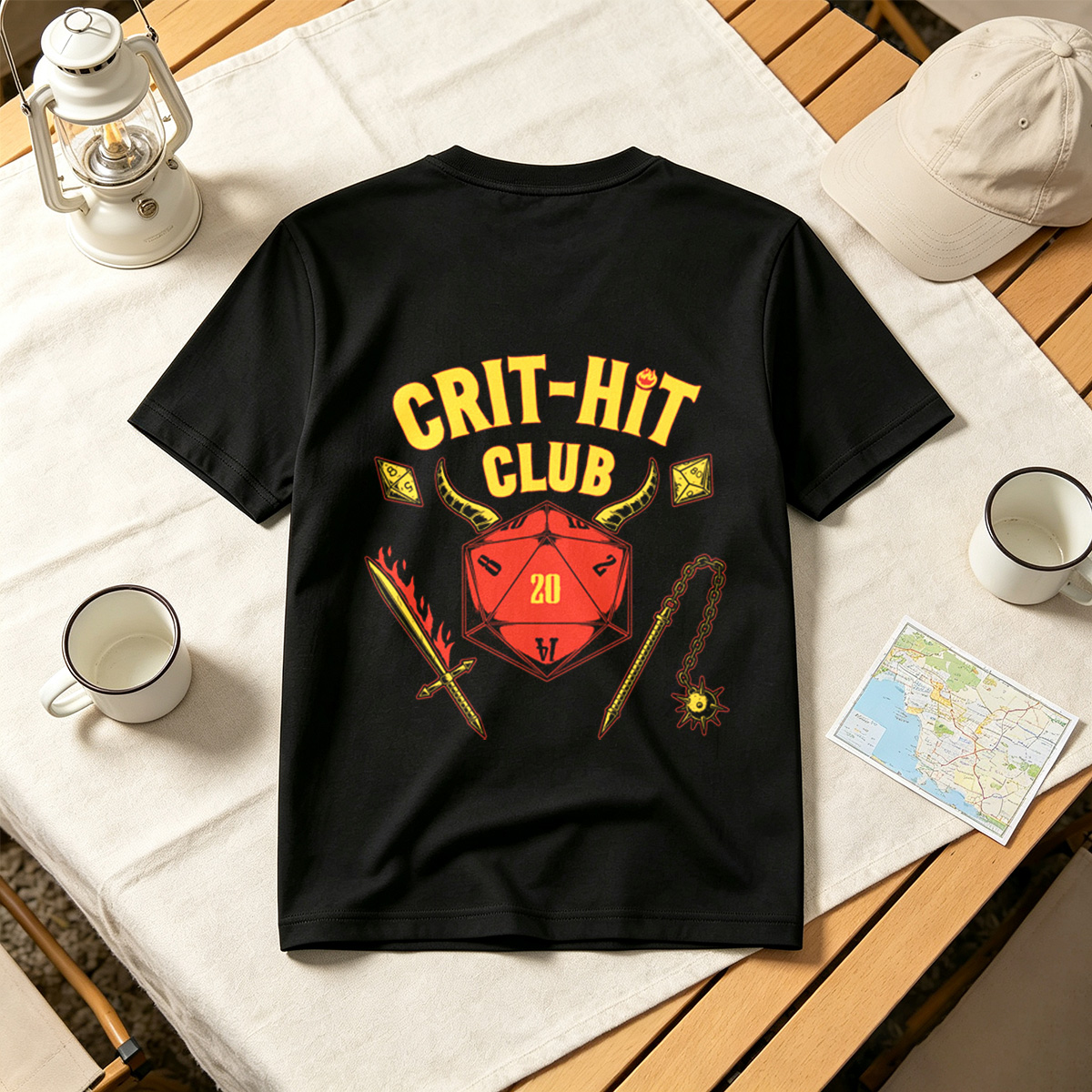 Crit-Hit Club: D&D Dice & Fantasy Gear - Tee