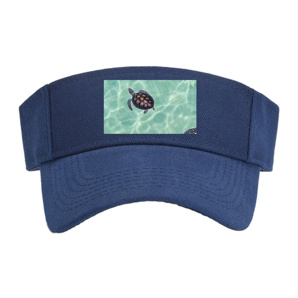 Sea turtles swimming in clear turquoise water -  Visor cap