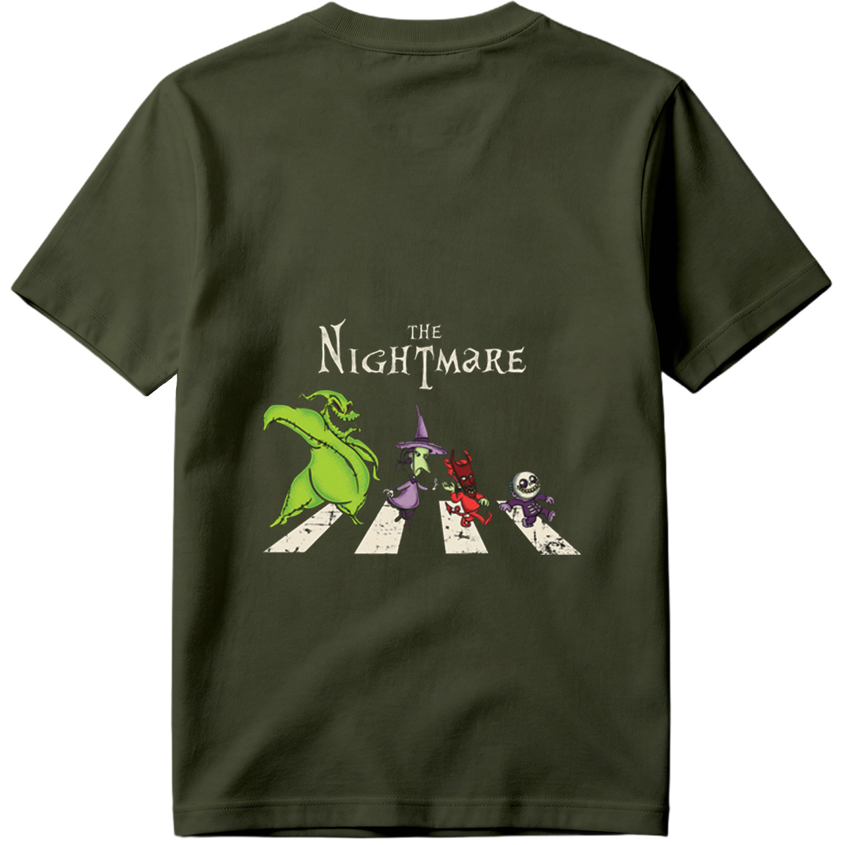 The Nightmare: Oogie Boogie, Witch, Devil, and Jack Skellington Crossing - Tee