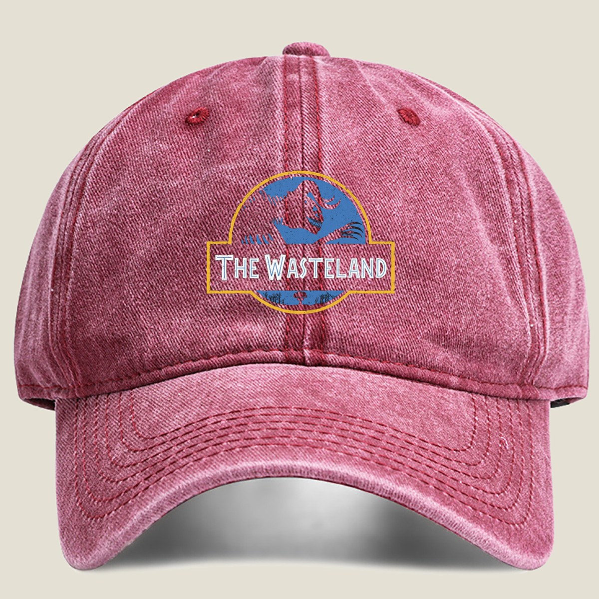 The Wasteland: Mutant Dinosaur Encounter - Washed Denim - Baseball Cap