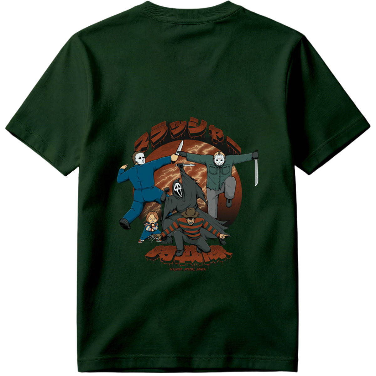 Slasher Special Sentai: Michael, Jason, Ghostface, Chucky, and Tiffany - Tee