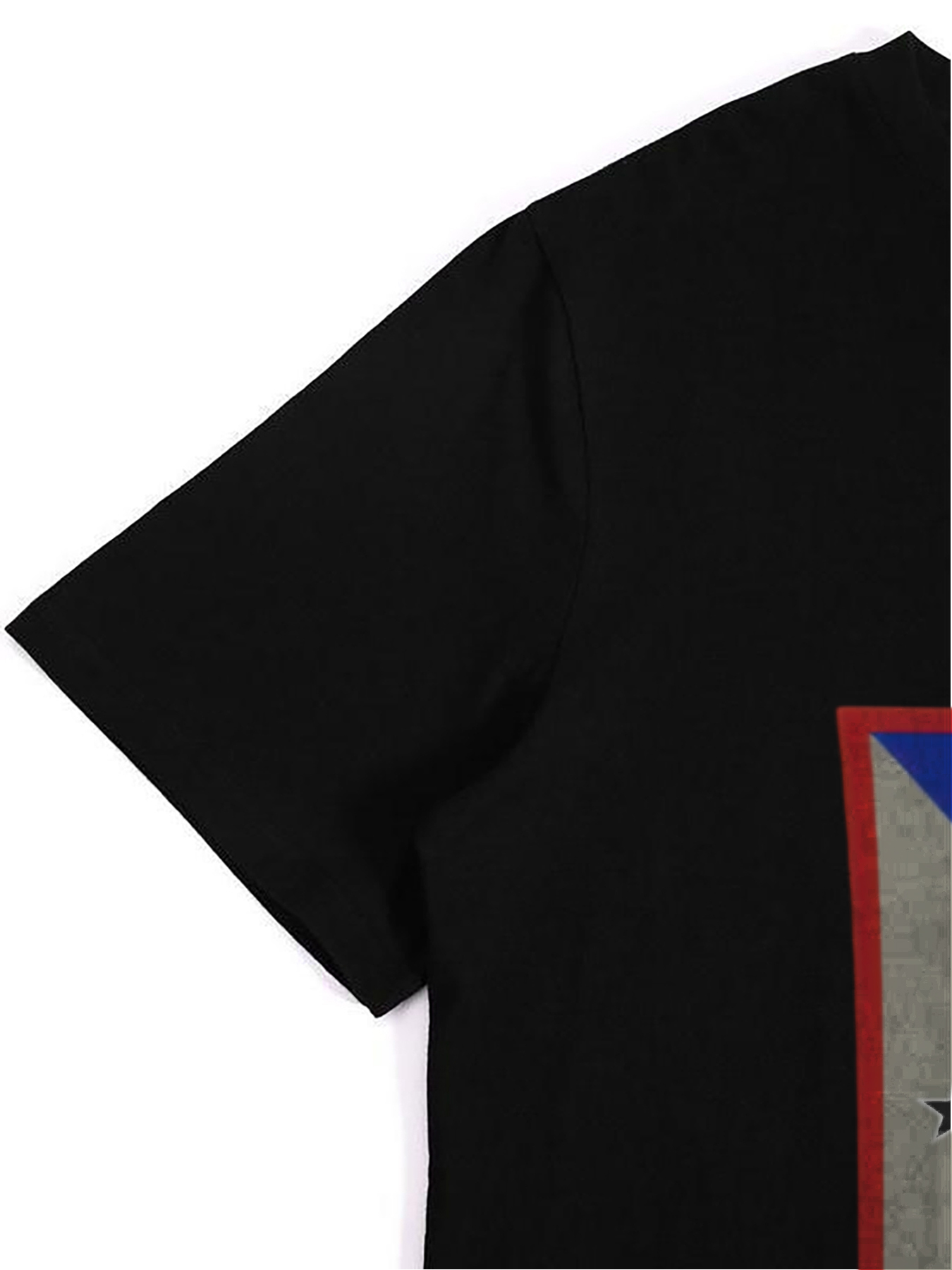 Men's Printed T-Shirt with Number 5 Sword Shield Design, Casual Round Neck Summer Lightweight Breathable Short Sleeve Tee for Military Enthusiasts and Outdoor Activities