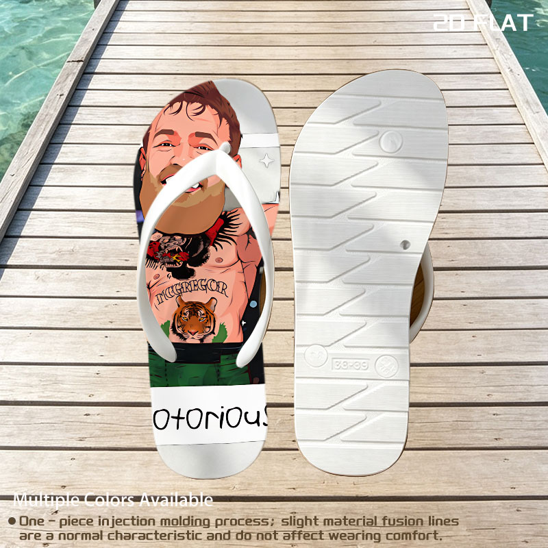 Conor McGregor: The Notorious MMA Fighter -  flip-flops