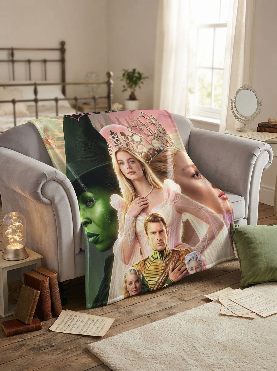 Custom Photo Flannel Throw Blanket Personalized Face Portrait Print Ultra Soft Anti-Pilling Cozy Fleece Cover Ideal