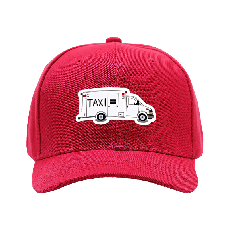1pc New Baseball Cap with Taxi Van Print Design Unisex Adjustable Hat for Outdoor Activities and Daily Wear Suitable for Adults and Teens