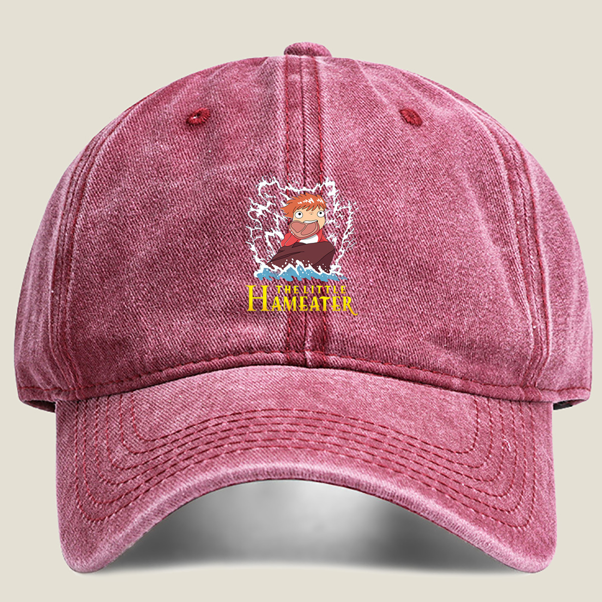 The Little Hameater - Washed Denim - Baseball Cap