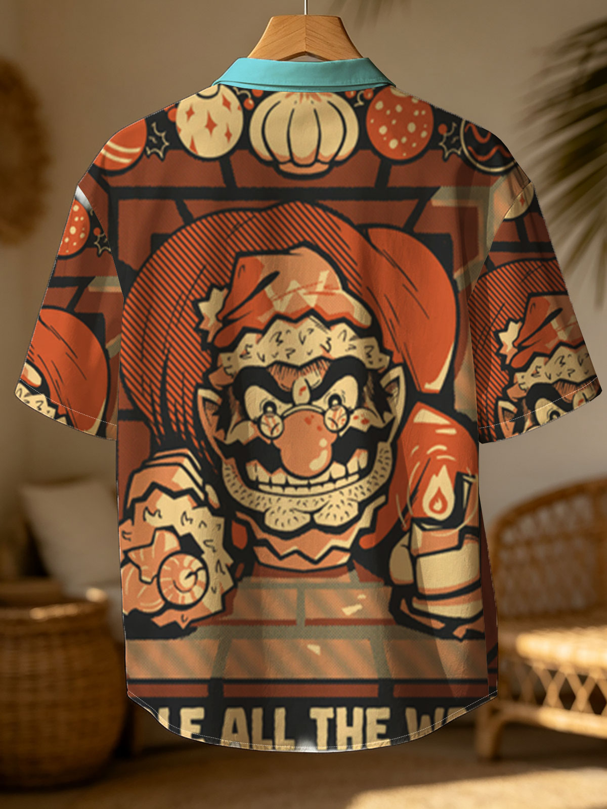 Wario in Christmas Attire with 