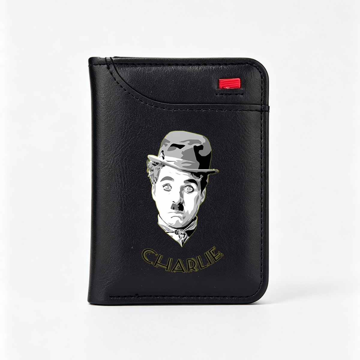 Charlie Chaplin: Iconic Actor and Filmmaker - Vertical Style Wallet