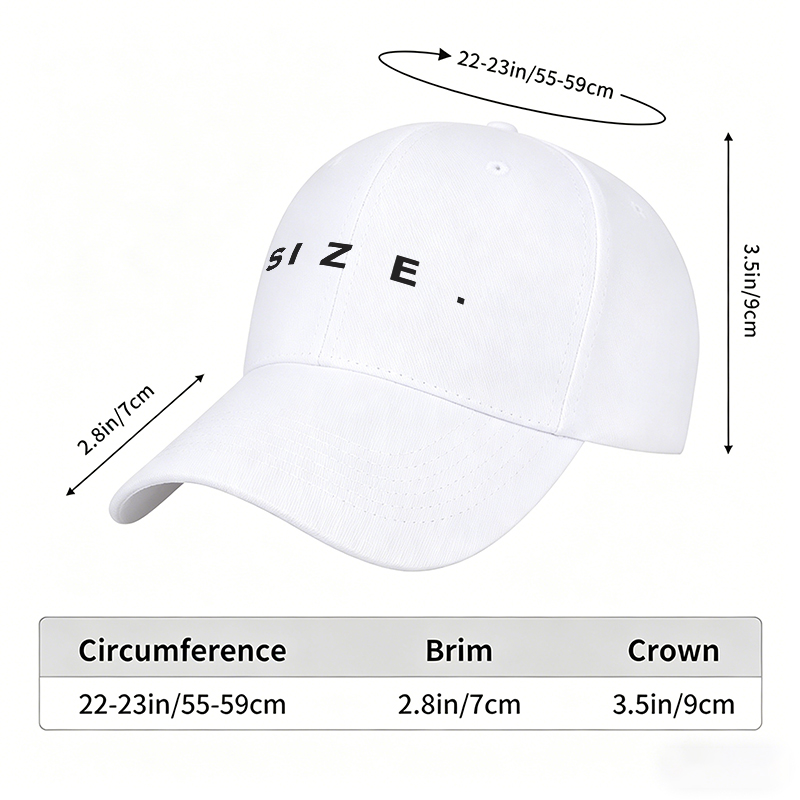 Unisex Classic Baseball Cap with Minimalist 