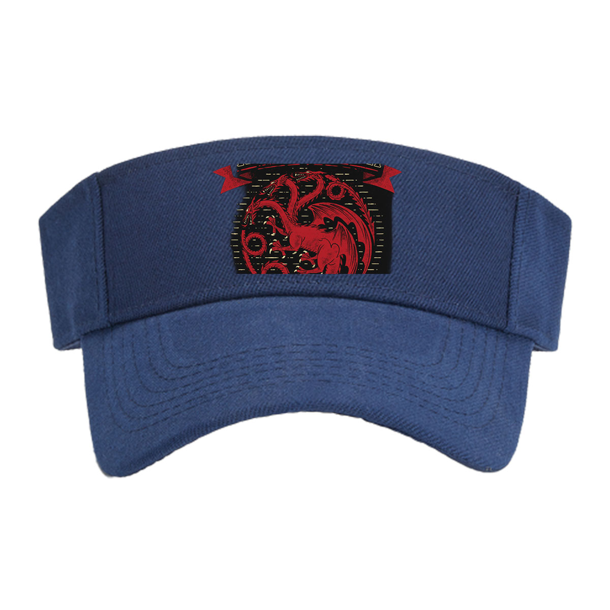 House Targaryen - Fire and Blood, Three-Headed Dragon Symbol -  Visor cap