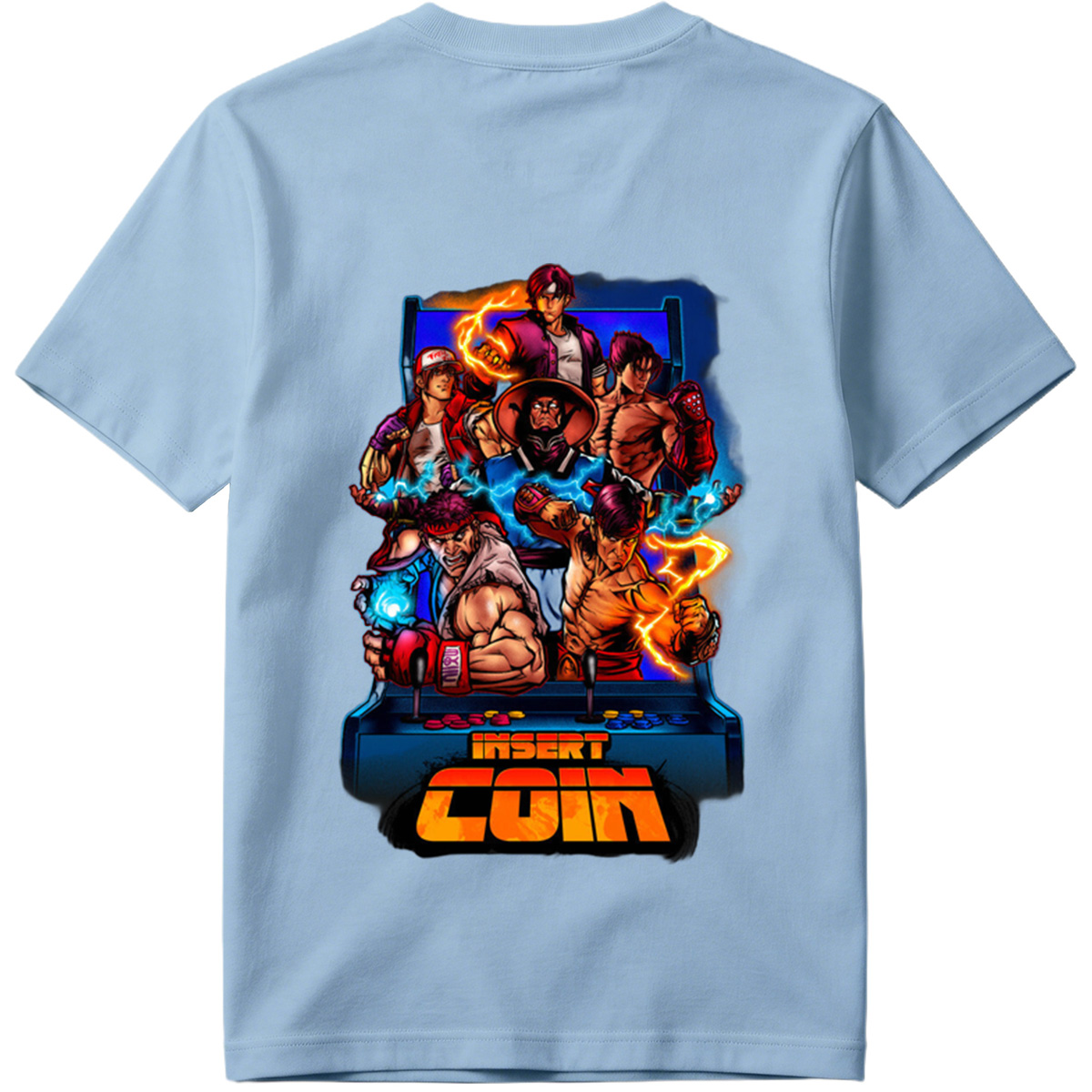 Street Fighter: Ryu, Ken, Chun-Li, Guile, Zangief, M. Bison - Tee