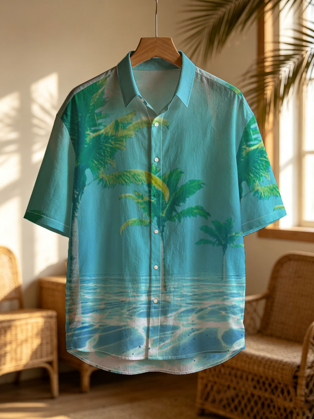 Underwater Palm Trees in Crystal Clear Waters -  Shirt