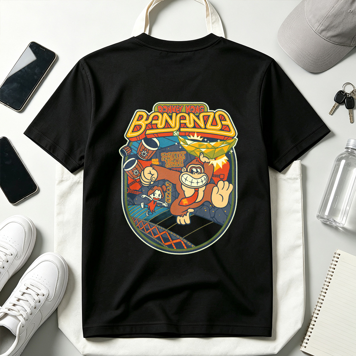Donkey Kong Bananza: Donkey Kong and Diddy Kong Adventure - Tee