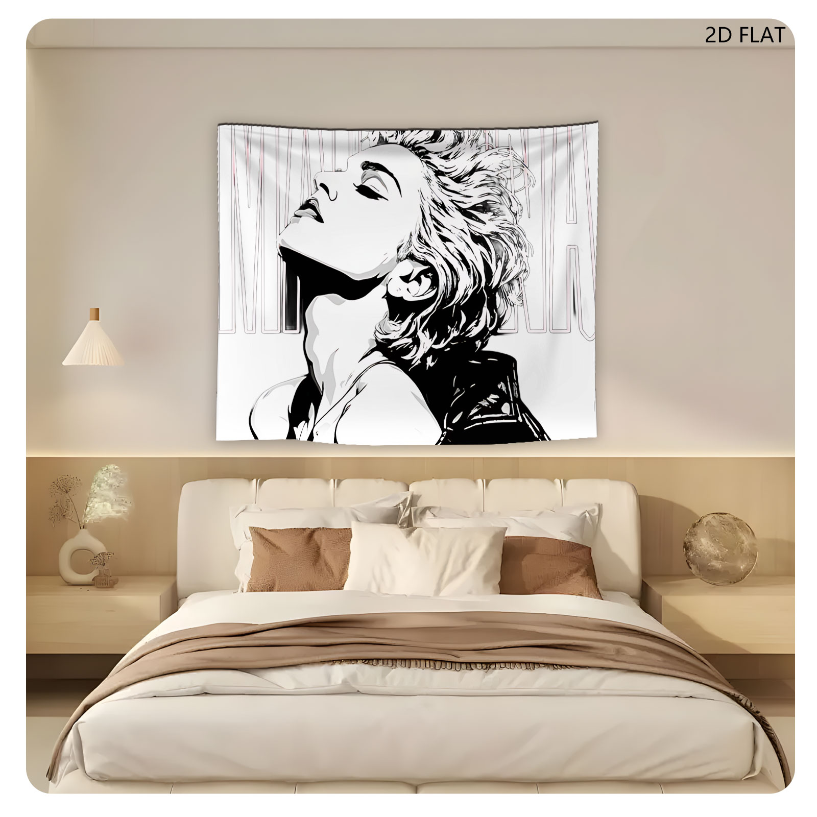 Madonna: Iconic Pop Star Portrait - Tapestry