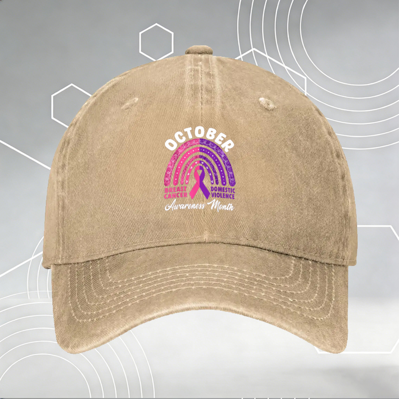 New Baseball Cap with Cute Skeleton and Plants Print 