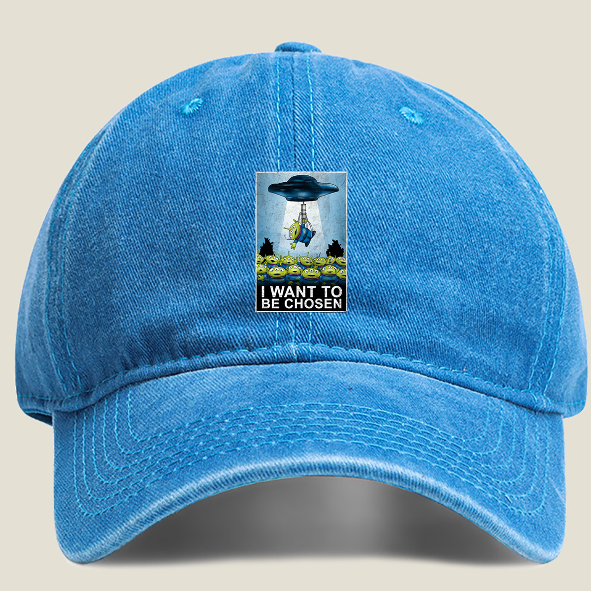 Toy Story Aliens: I Want to Be Chosen - Washed Denim - Baseball Cap