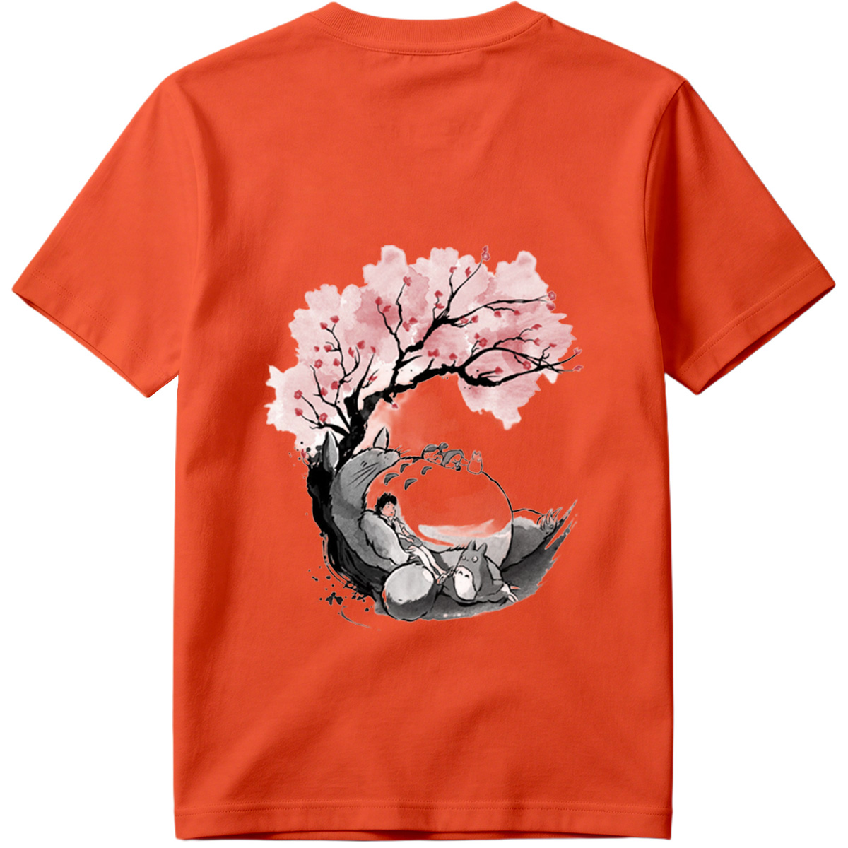 My Neighbor Totoro: Mei and Totoro Under Cherry Blossoms - Tee