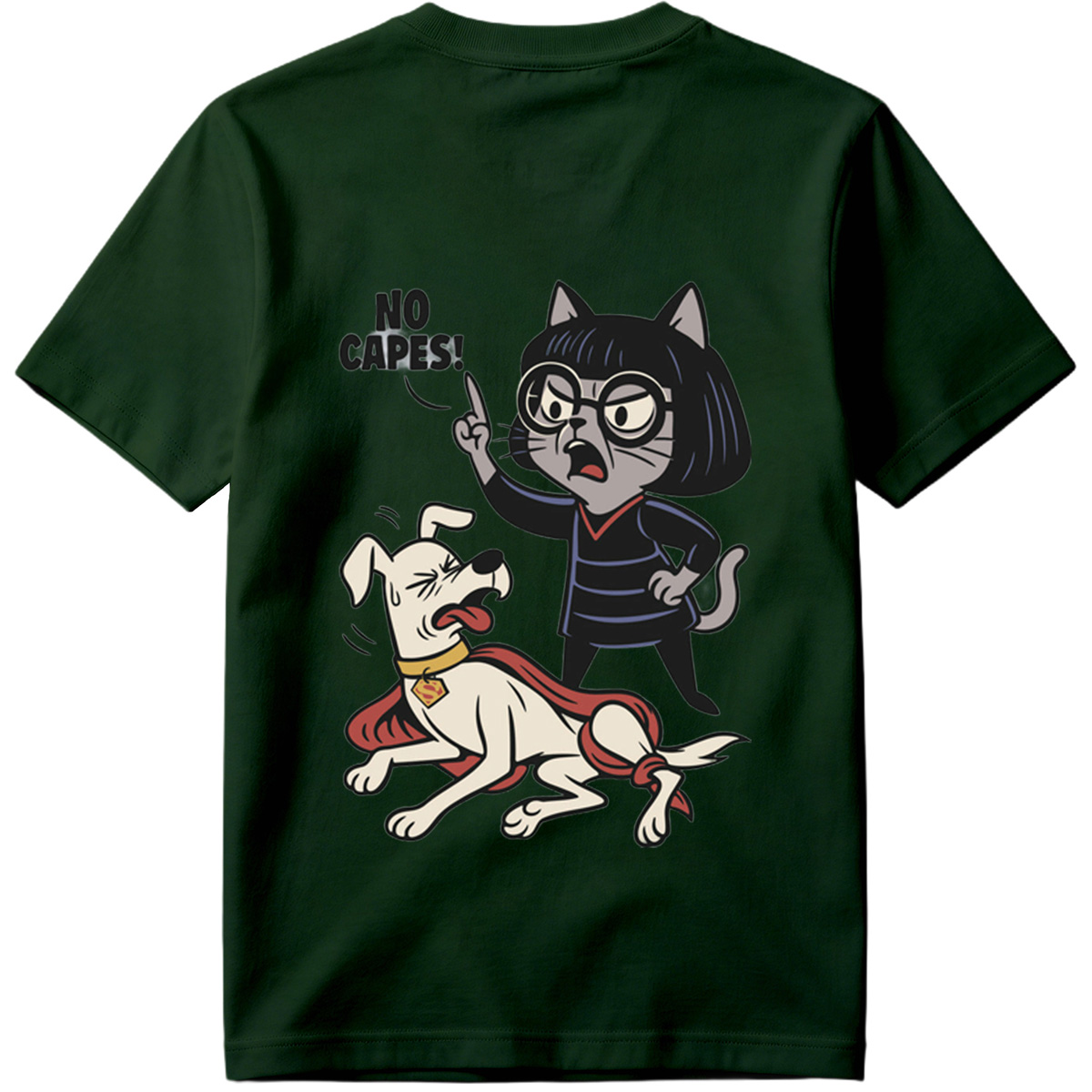 Krypto the Superdog and Streaky the Supercat: No Capes! - Tee