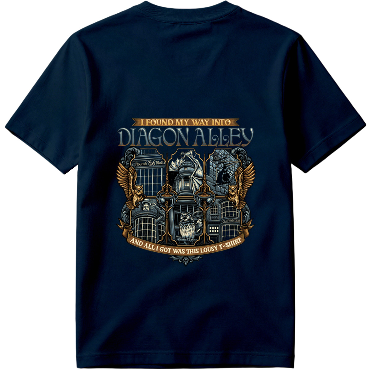 Harry Potter Diagon Alley T-Shirt Design - Tee